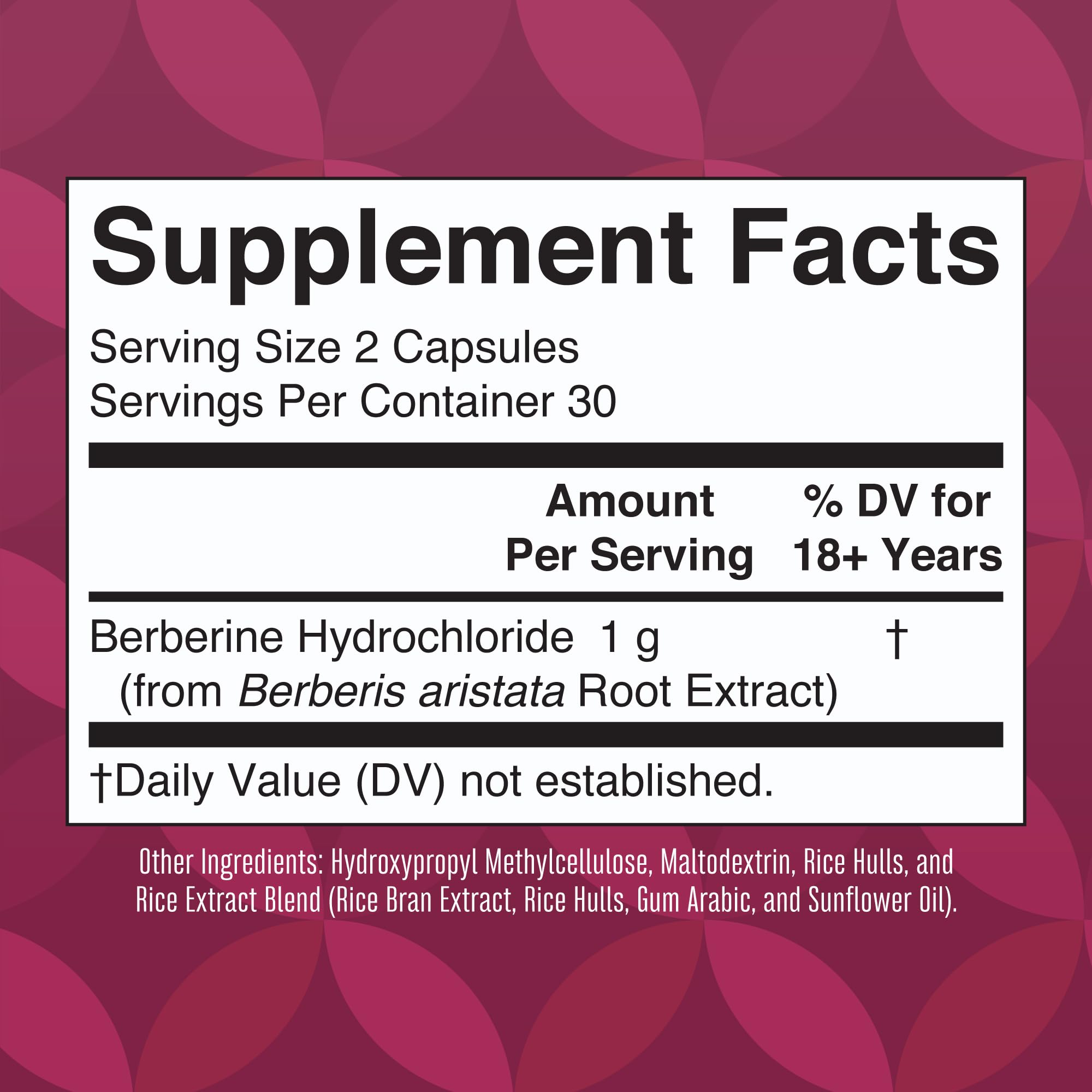 Foto 7 pulgar | Complemente El Metabolismo Saludable De 1000 Mg De Berberina De Maryruth - Venta Internacional.