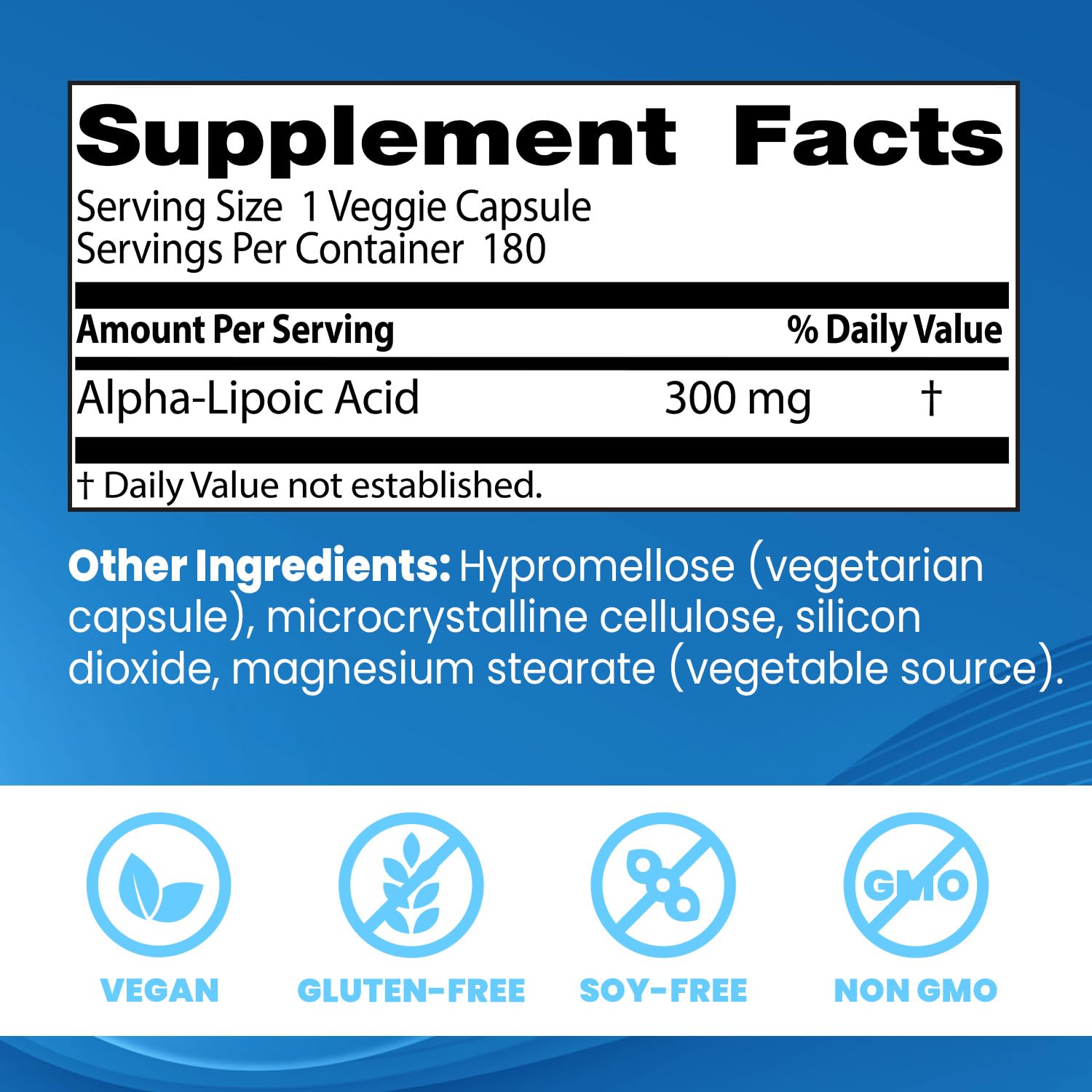 Foto 4 pulgar | Suplemento Doctor's Best Ácido Alfa-lipoico 300 Mg 180 Comprimidos - Venta Internacional.
