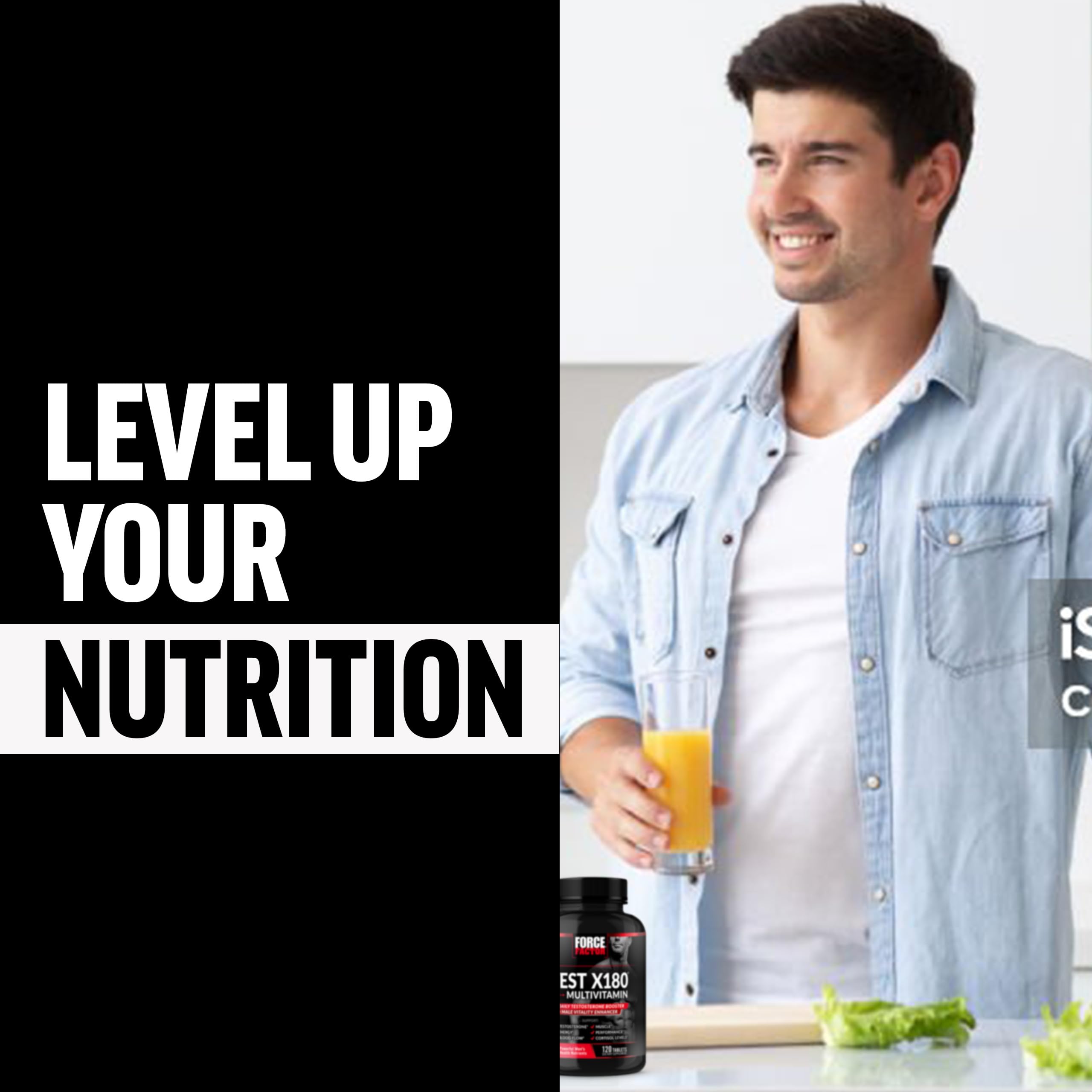 Foto 7 | Multivitamínico Force Factor Test X180 Para Hombres 120 Comprimidos - Venta Internacional.