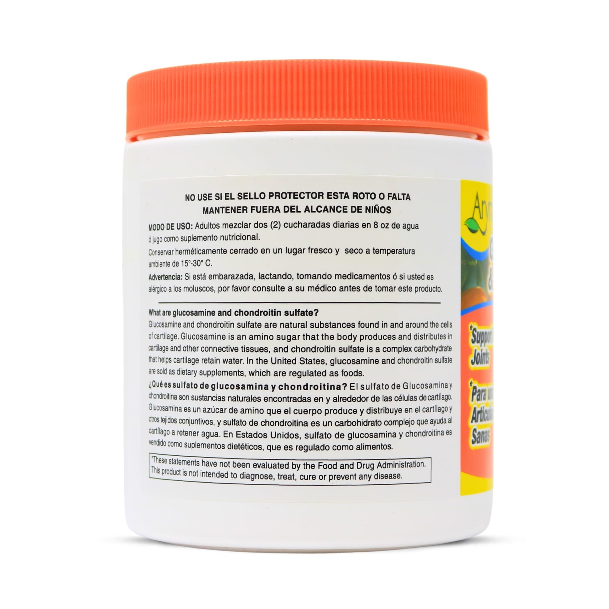 Foto 3 pulgar | Suplemento Arymar De Glucosamina Y Condroitina 1500 Mg-1200 Mg - Venta Internacional.