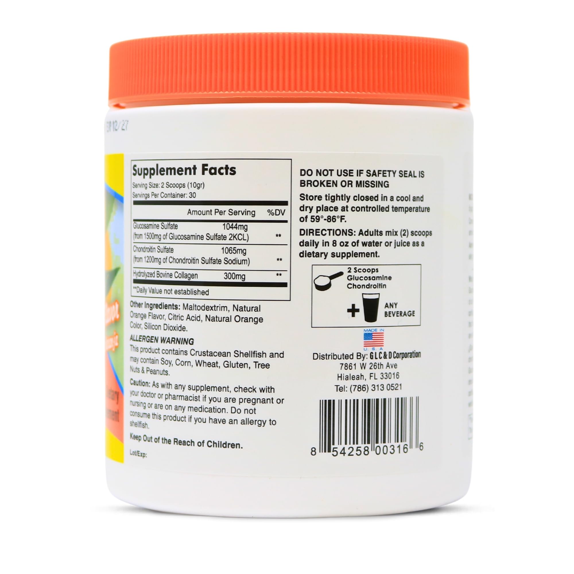 Foto 4 pulgar | Suplemento Arymar De Glucosamina Y Condroitina 1500 Mg-1200 Mg - Venta Internacional.