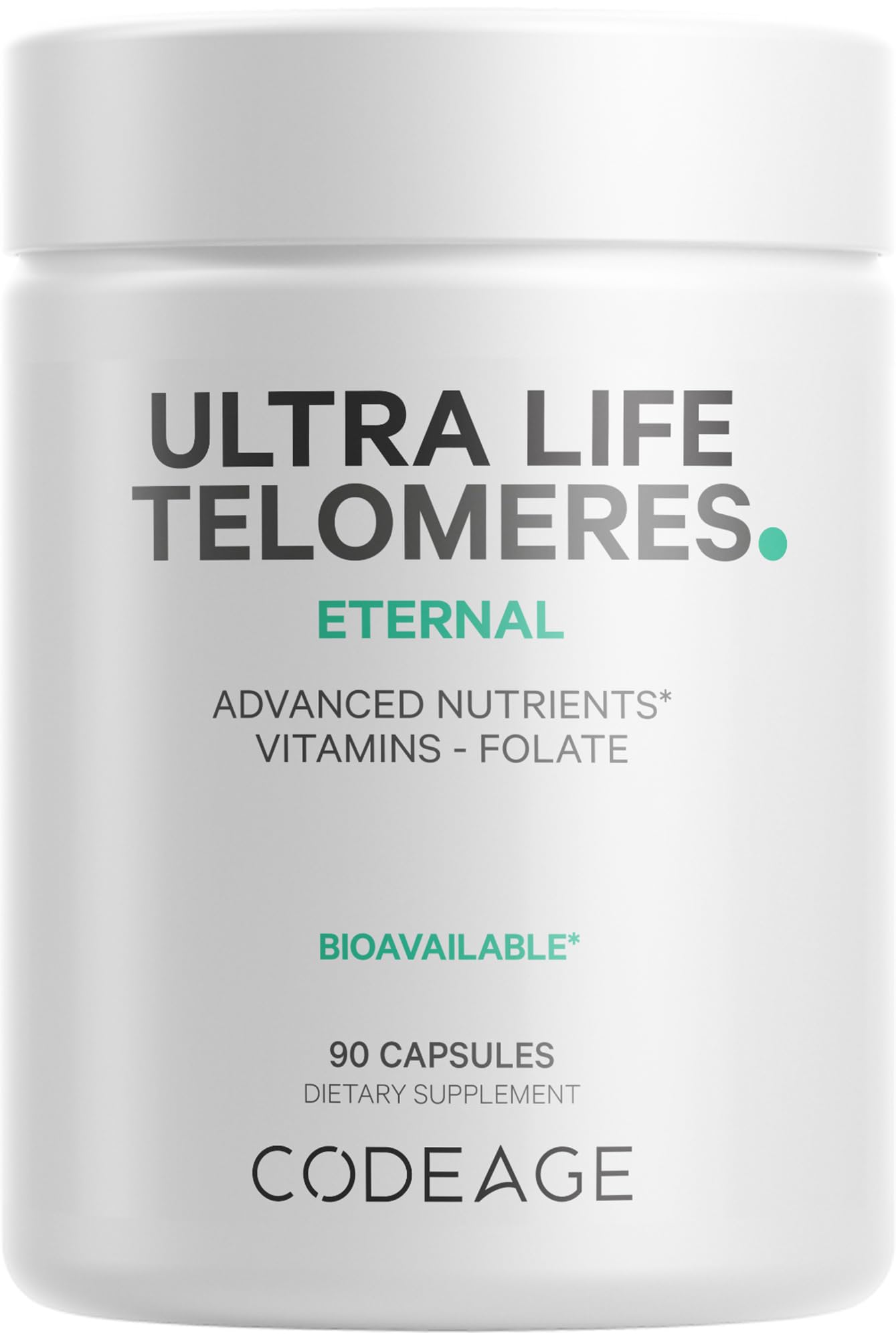 Foto 2 pulgar | Suplemento Codeage Ultra Life Telomeres 90 Cápsulas - Venta Internacional.