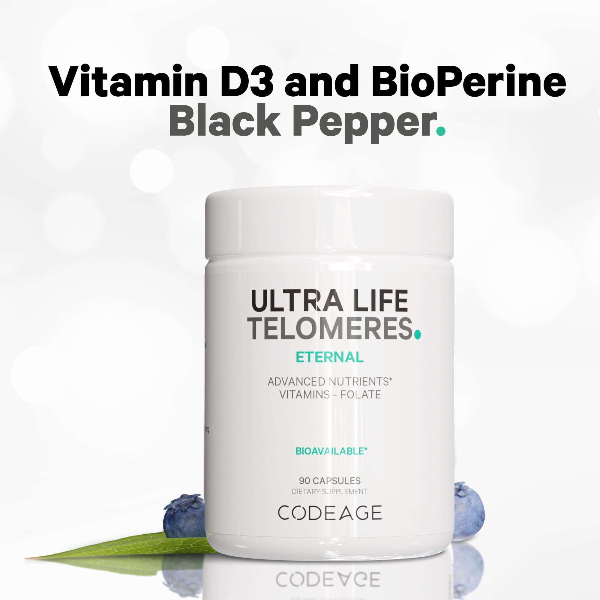 Foto 6 | Suplemento Codeage Ultra Life Telomeres 90 Cápsulas - Venta Internacional.
