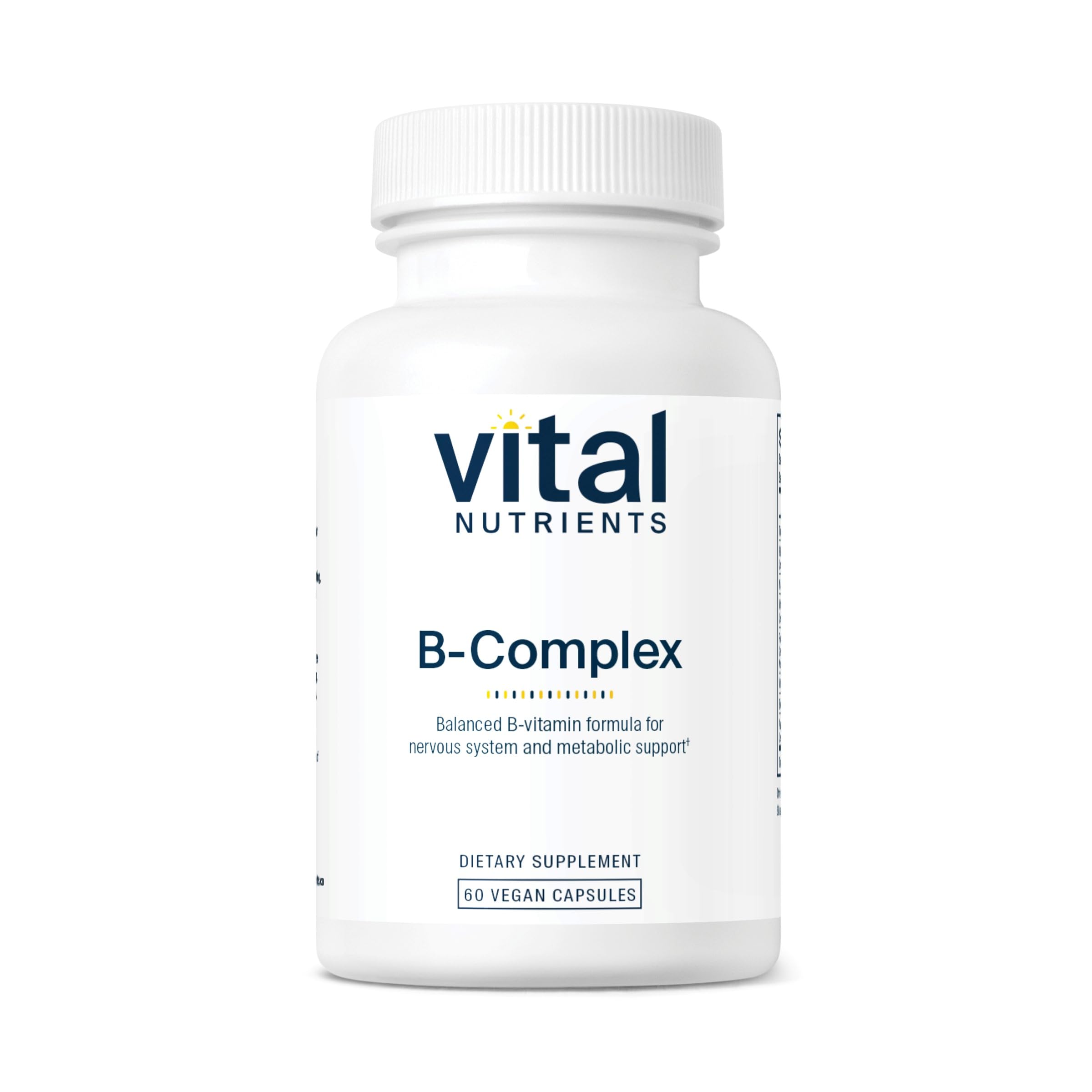 Foto 2 pulgar | Suplemento Vital Nutrients Con Complejo De Vitamina B, 60 Cápsulas - Venta Internacional.