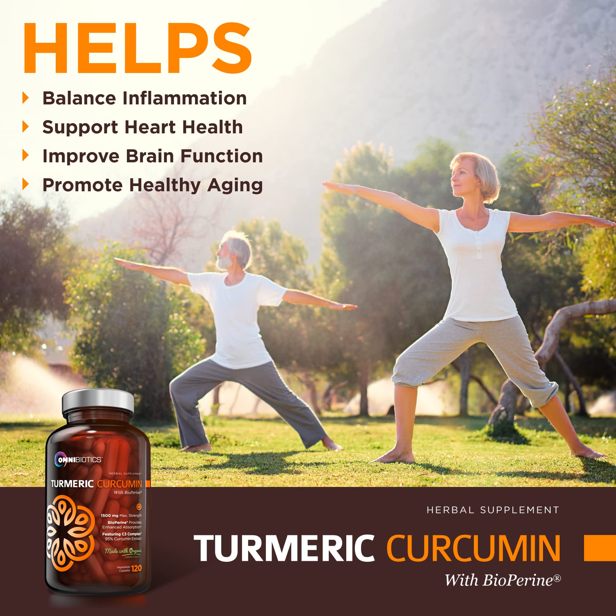 Foto 4 pulgar | Suplemento De Curcumina De Cúrcuma Orgánica Omnibiotics 1500 Mg - Venta Internacional.
