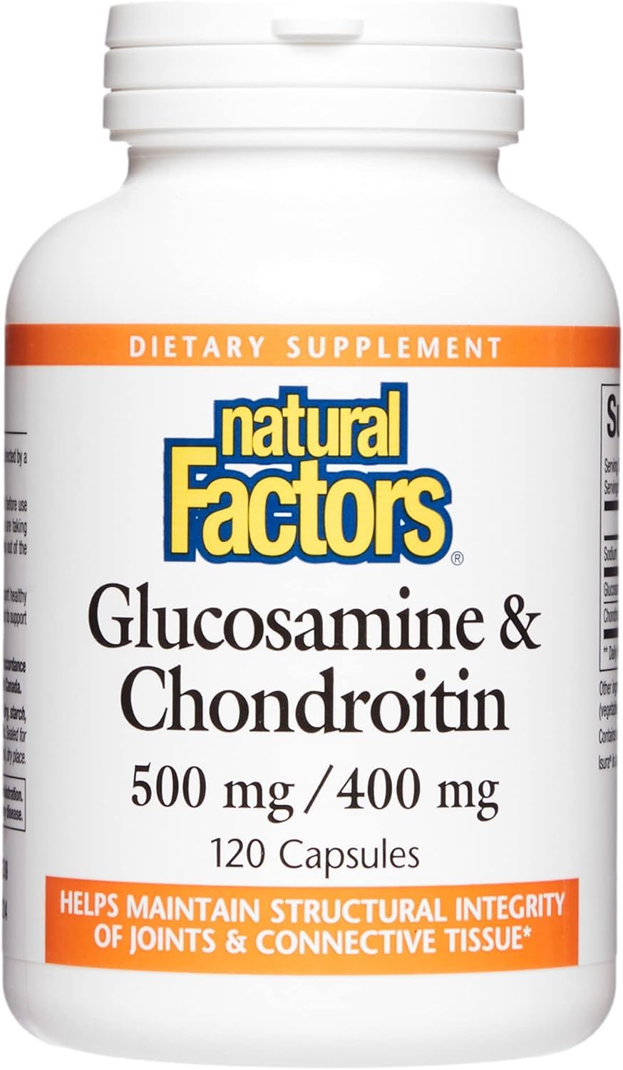 Foto 2 pulgar | Suplemento Natural Factors Con Glucosamina Y Condroitina 120 Cápsulas - Venta Internacional.