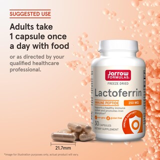 Foto 7 | Suplemento Jarrow Formulas De Lactoferrina 250 Mg 30 Cápsulas - Venta Internacional.