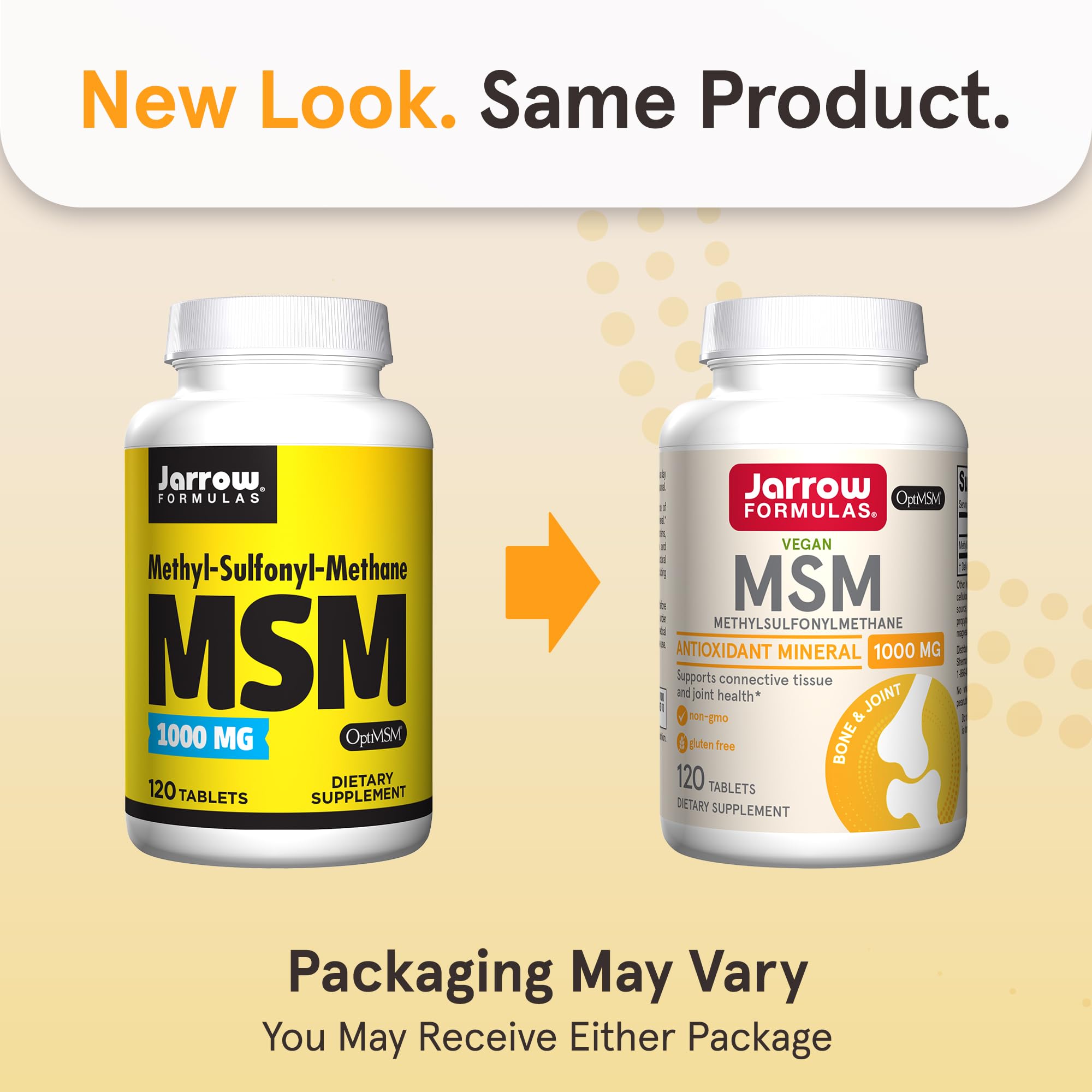 Foto 3 pulgar | Suplemento Jarrow Formulas Msm 1000 Mg 120 Comprimidos - Venta Internacional.