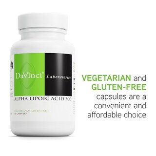 Foto 5 | Suplemento De Ácido Alfa Lipoico Davinci Labs 300 60 Cápsulas - Venta Internacional.