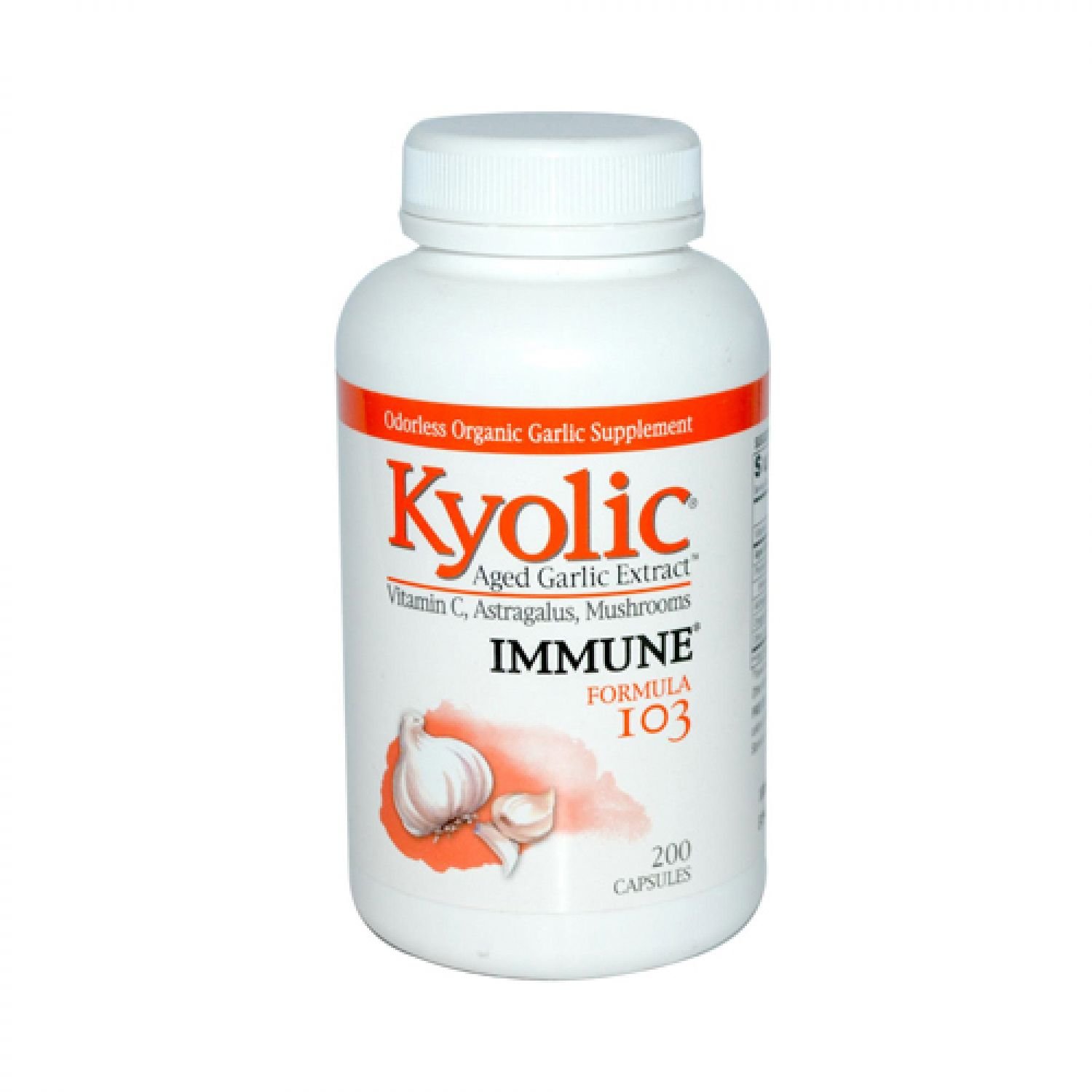Foto 1 | Suplemento Kyolic Frmla 103 Orgánico Sin Ogm Con Vitamina C 200 Cápsulas - Venta Internacional.