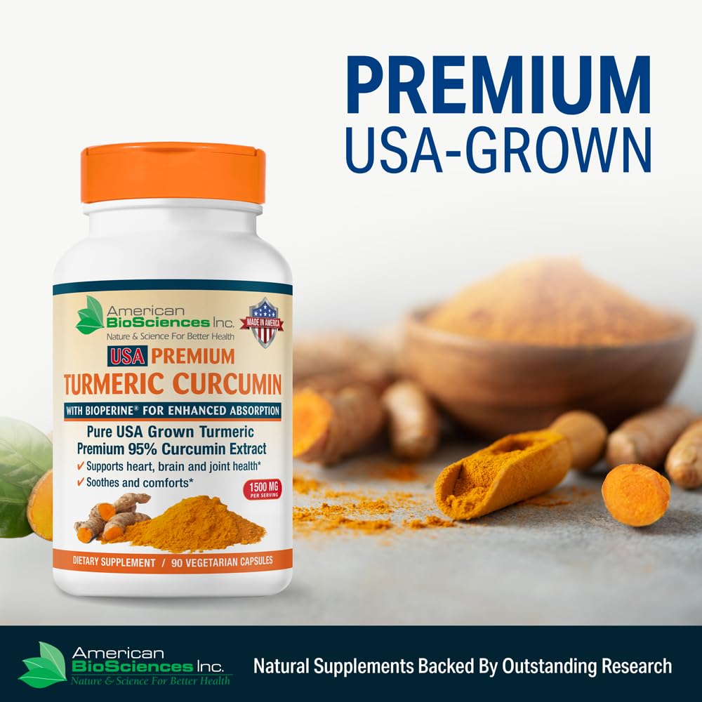 Foto 5 | Suplemento De Cúrcuma Premium De American Biosciences Usa 1500 Mg - Venta Internacional.
