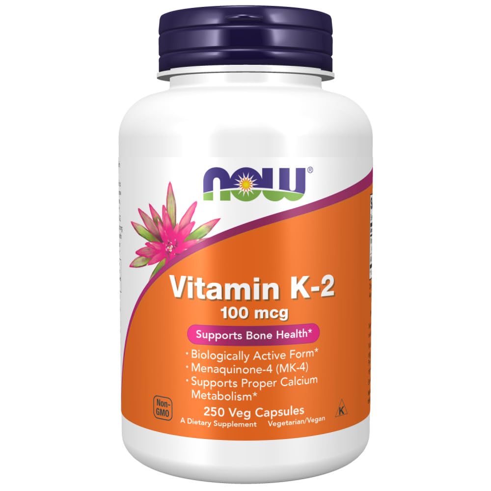 Foto 2 pulgar | Cápsula Vegetal Supplement Now Foods Con Vitamina K-2 250 - Venta Internacional.