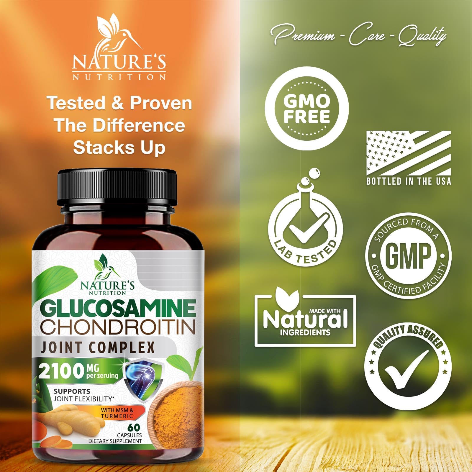 Foto 5 pulgar | Suplemento De Apoyo Articular Nature's Nutrition Glucosamine - Venta Internacional.