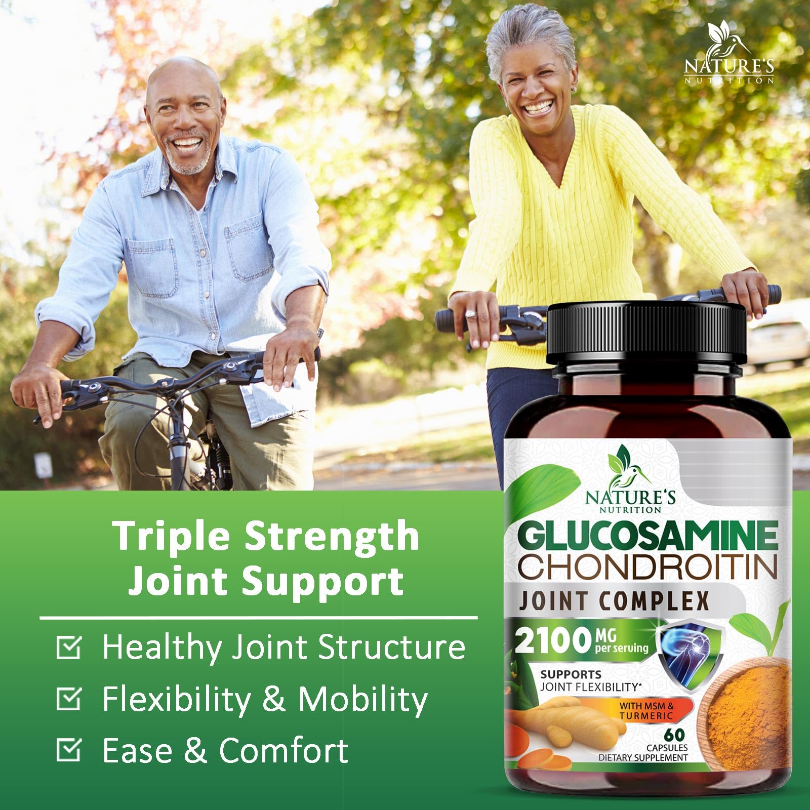 Foto 7 pulgar | Suplemento De Apoyo Articular Nature's Nutrition Glucosamine - Venta Internacional.