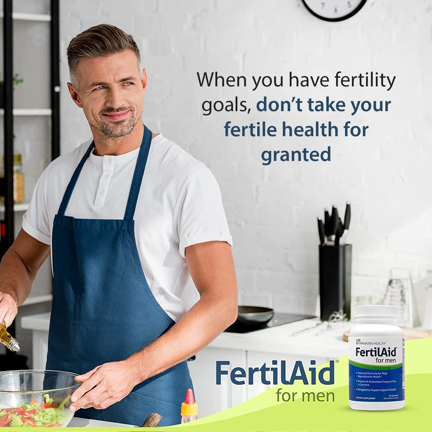 Foto 4 pulgar | Suplemento Fairhaven Health Fertilaid Para Hombres 90 Cápsulas - Venta Internacional.