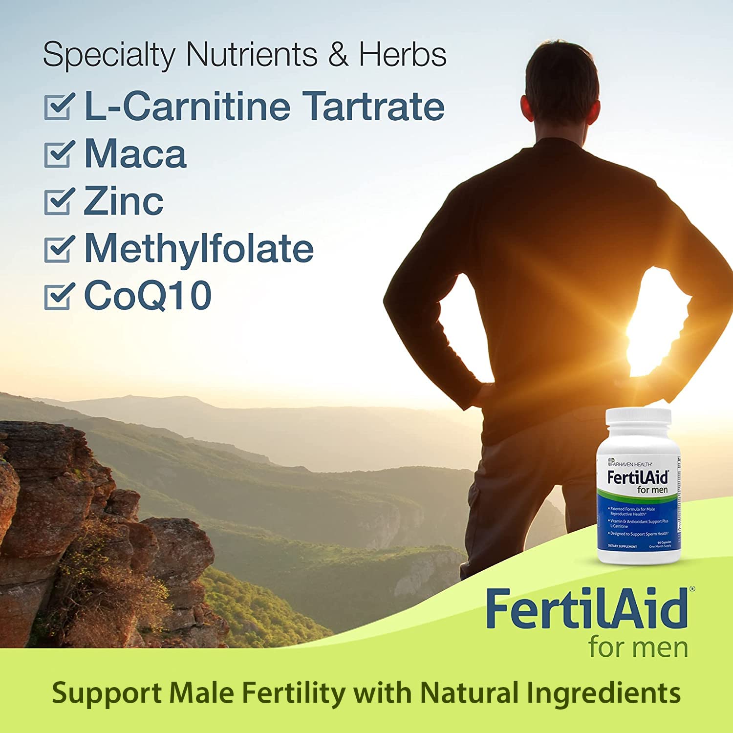 Foto 6 | Suplemento Fairhaven Health Fertilaid Para Hombres 90 Cápsulas - Venta Internacional.