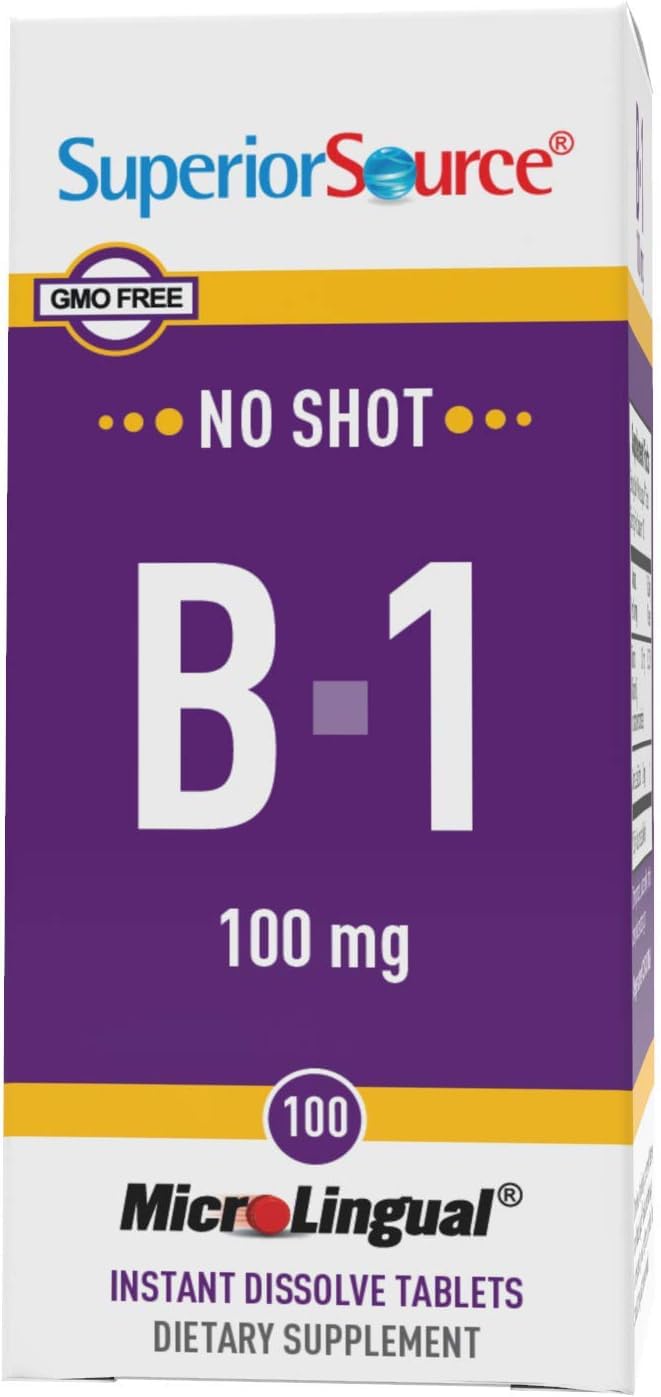 Foto 6 pulgar | Vitamina B1 (tiamina) 100 Mg De Superior Source Microlingual X100 - Venta Internacional.