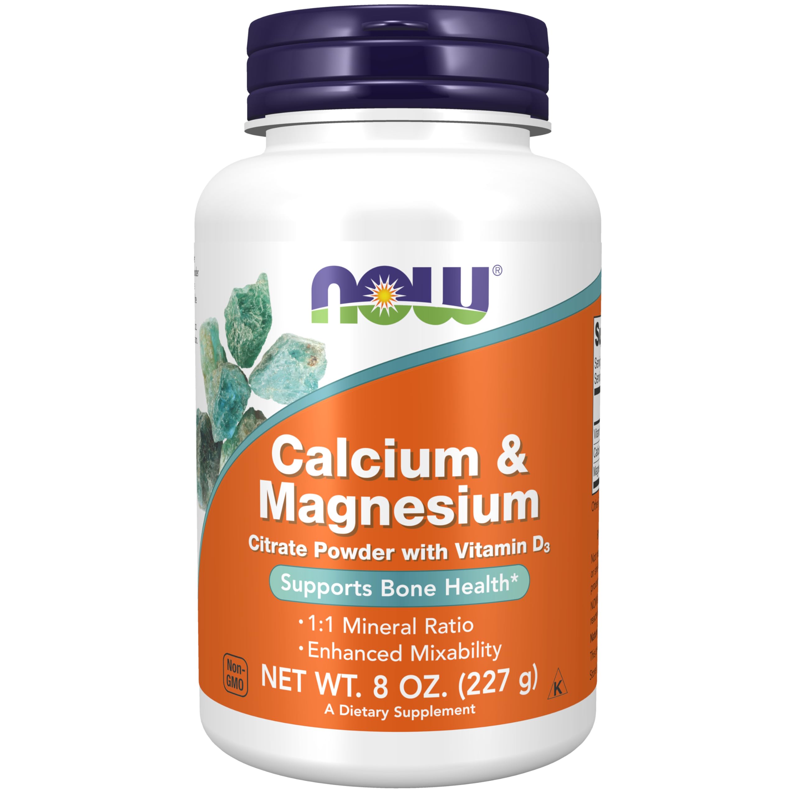 Foto 2 pulgar | Suplements Now Foods Citrato De Calcio Y Magnesio En Polvo, 240 Ml - Venta Internacional.