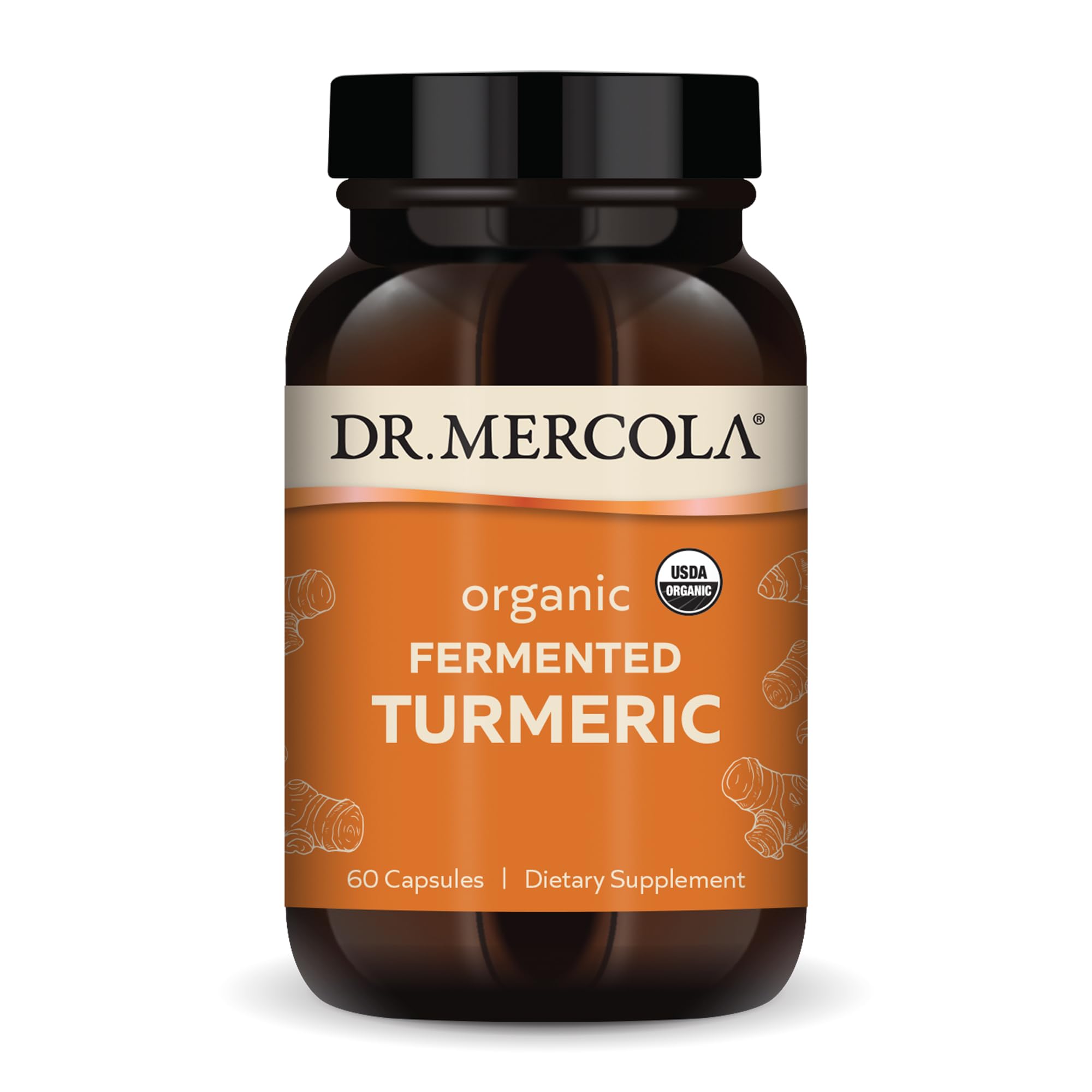 Foto 1 | Suplemento Dr. Mercola De Cúrcuma Orgánica Fermentada 60 Cápsulas - Venta Internacional.