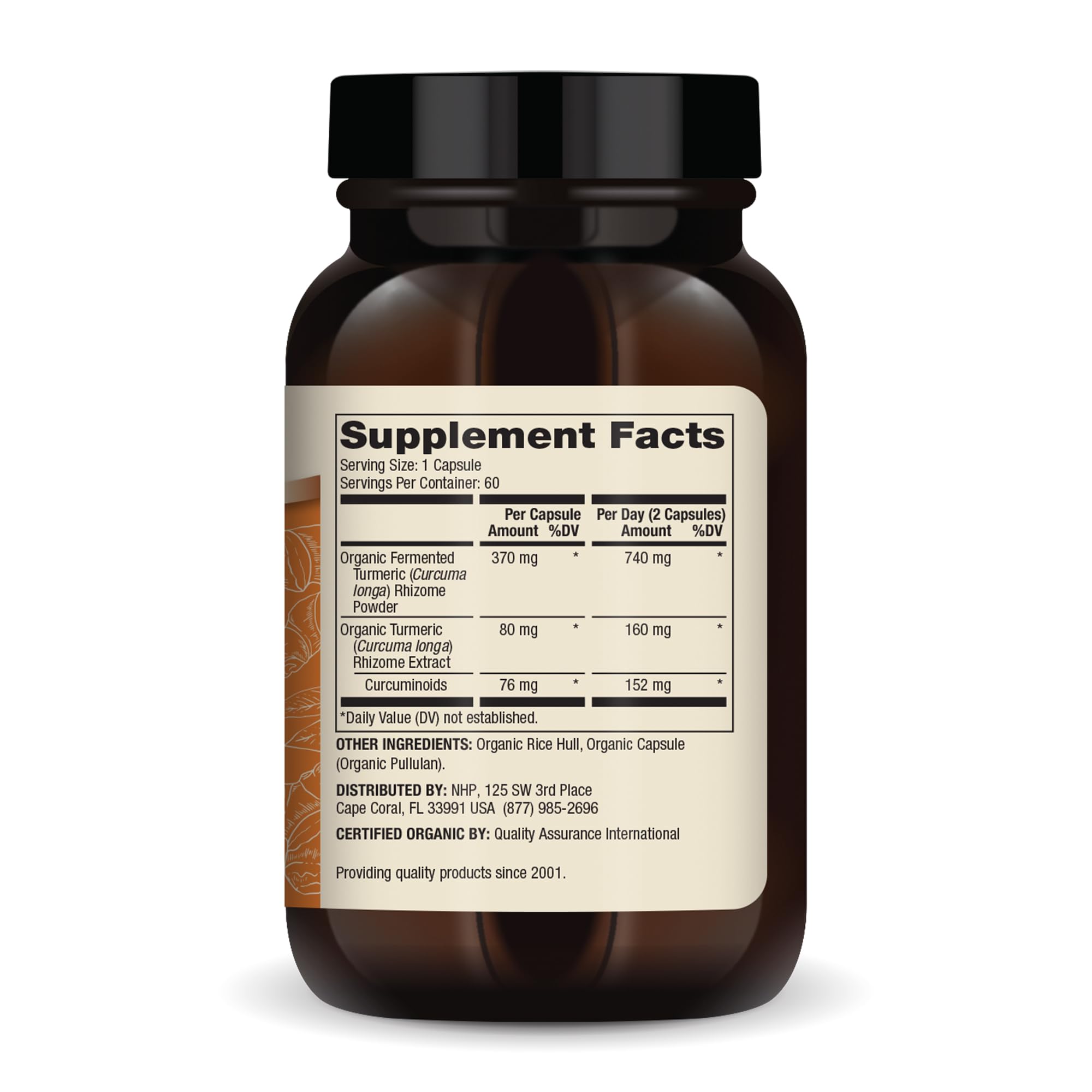 Foto 2 | Suplemento Dr. Mercola De Cúrcuma Orgánica Fermentada 60 Cápsulas - Venta Internacional.
