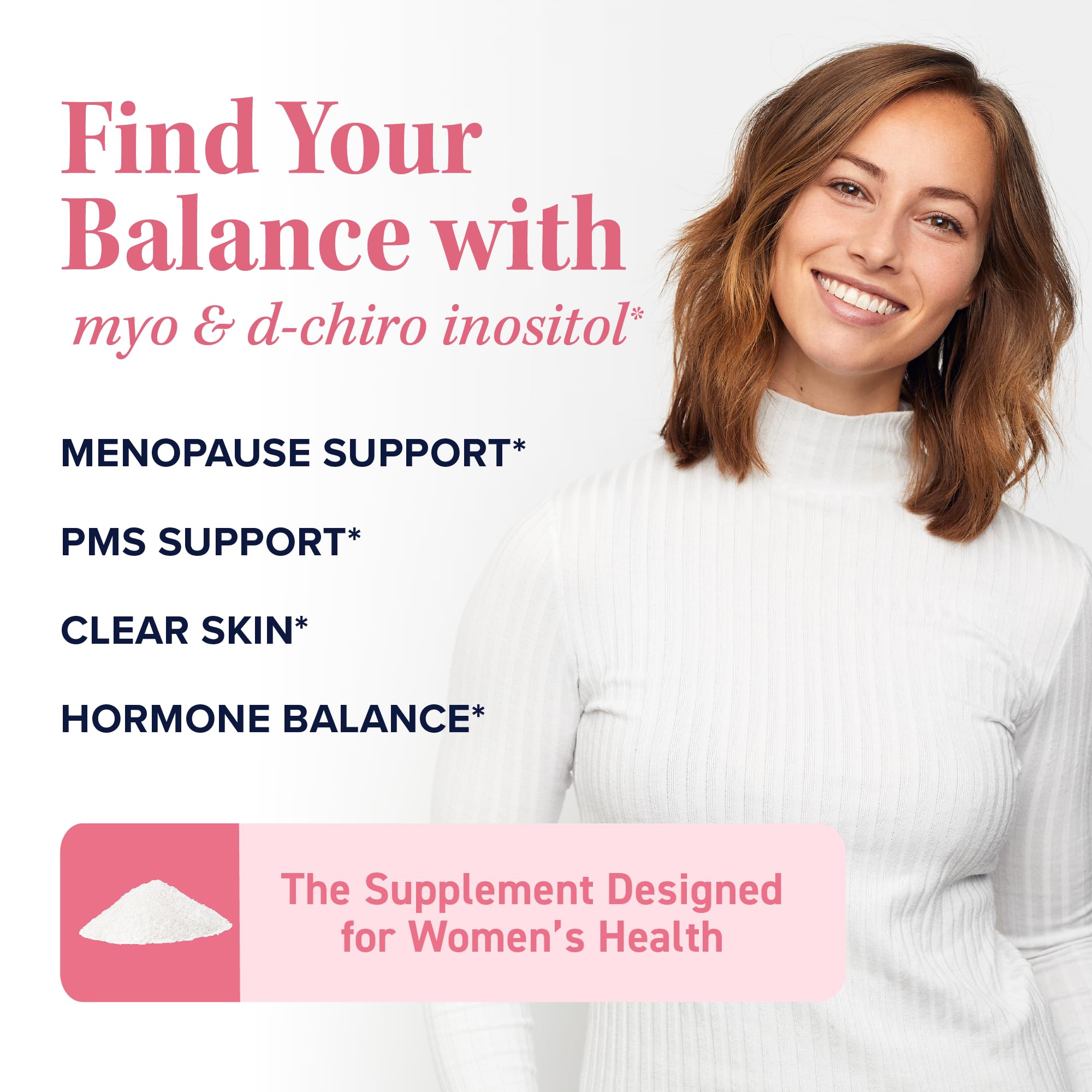 Foto 3 pulgar | Suplemento Smnutrition Con Mioinositol Y D-chiro Inositol, 30 Porciones - Venta Internacional.