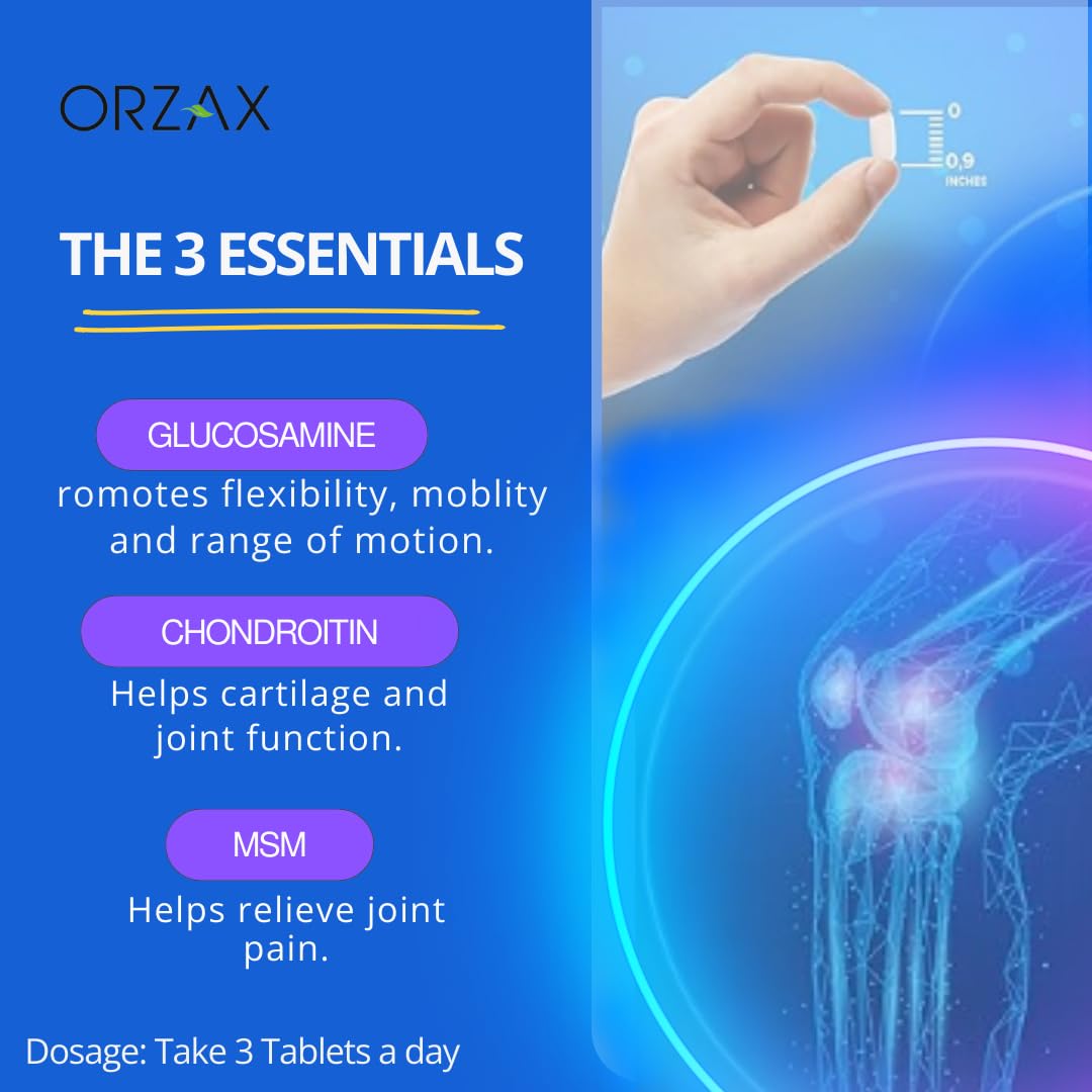 Foto 4 pulgar | Supplement Orzax All-in-one Joint Support 90 Comprimidos - Venta Internacional.