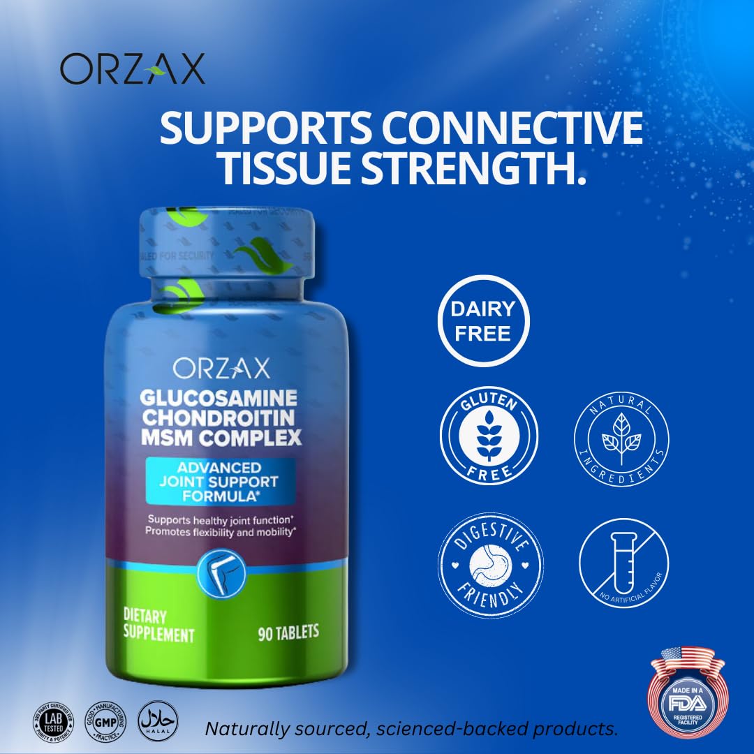 Foto 7 | Supplement Orzax All-in-one Joint Support 90 Comprimidos - Venta Internacional.