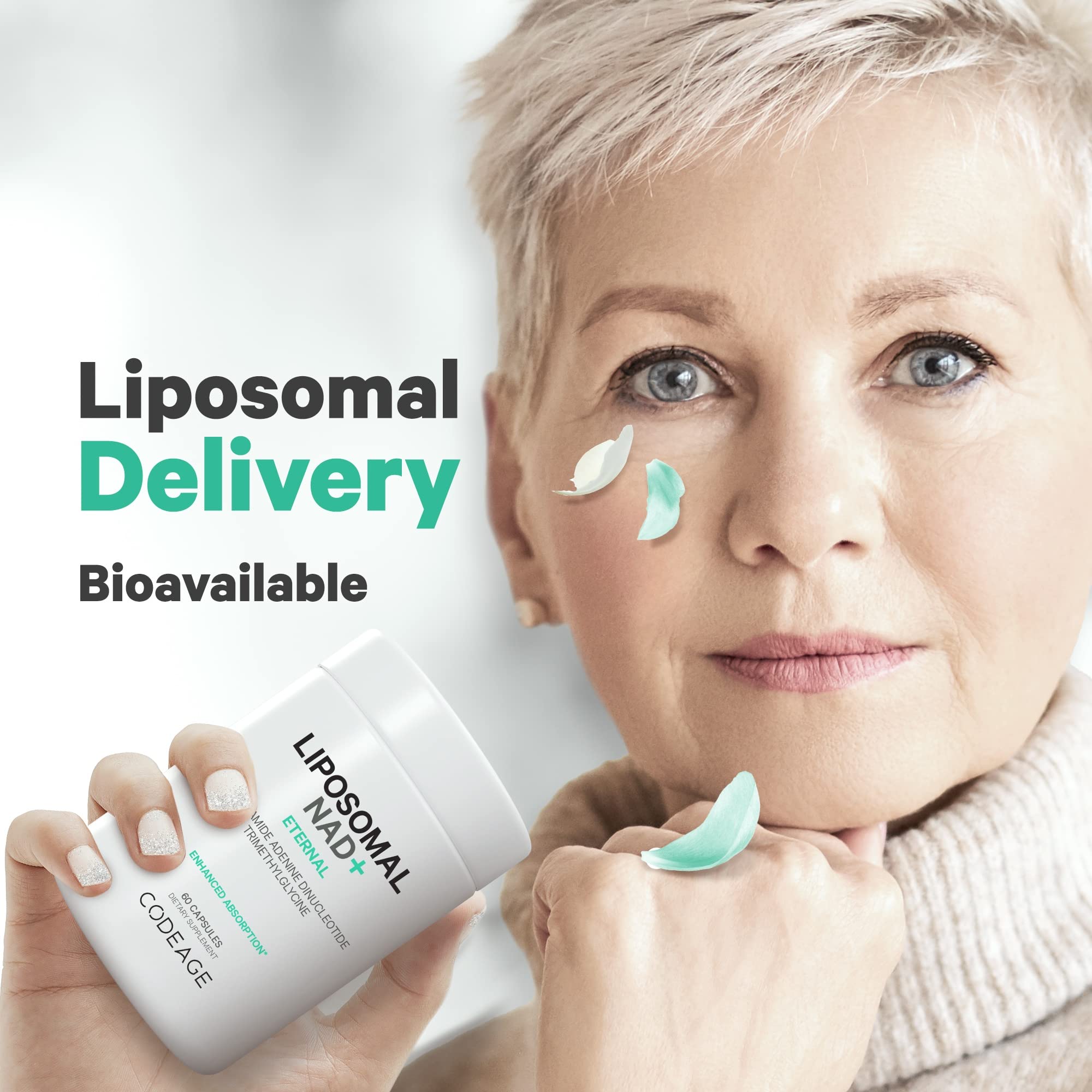 Foto 7 | Suplemento Codeage Liposomal Nad+ 500 Mg Con Betaína 60 Cápsulas - Venta Internacional.