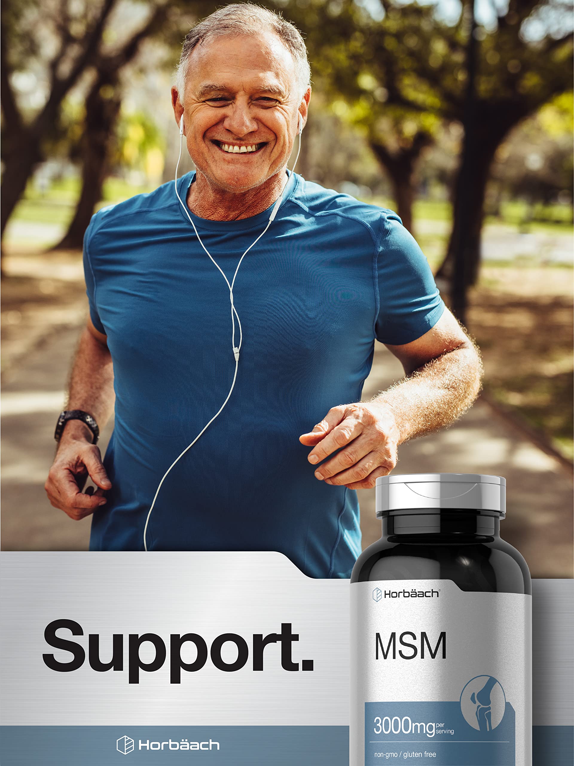 Foto 6 | Suplemento Horbäach Msm 3000 Mg 300 Cápsulas Vegetariano - Venta Internacional.