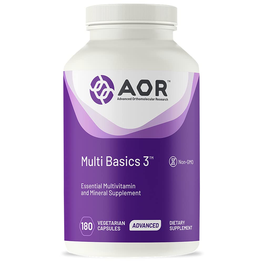 Foto 2 pulgar | Suplemento Multivitamínico Esencial Aor Multi Basics 3, 180 Cápsulas - Venta Internacional.