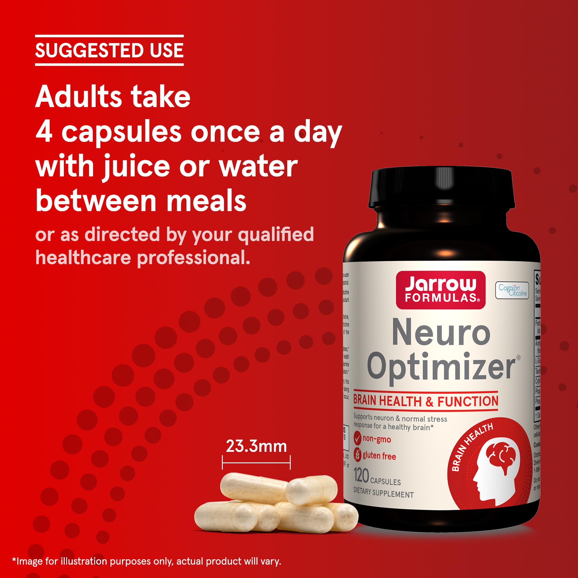 Foto 7 | Suplemento Jarrow Formulas Neuro Optimizer 120 Cápsulas - Venta Internacional.