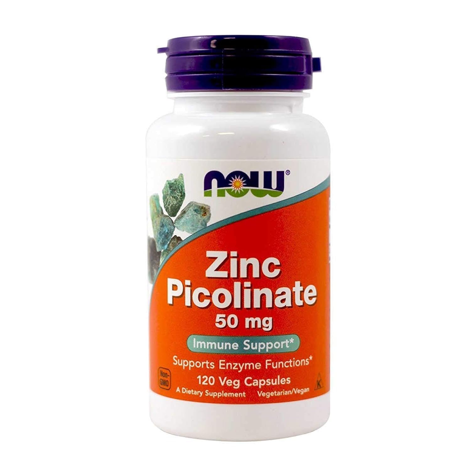 Supplement Now Foods Picolinato De Zinc 50 Mg 120 Cápsulas - Venta Internacional.