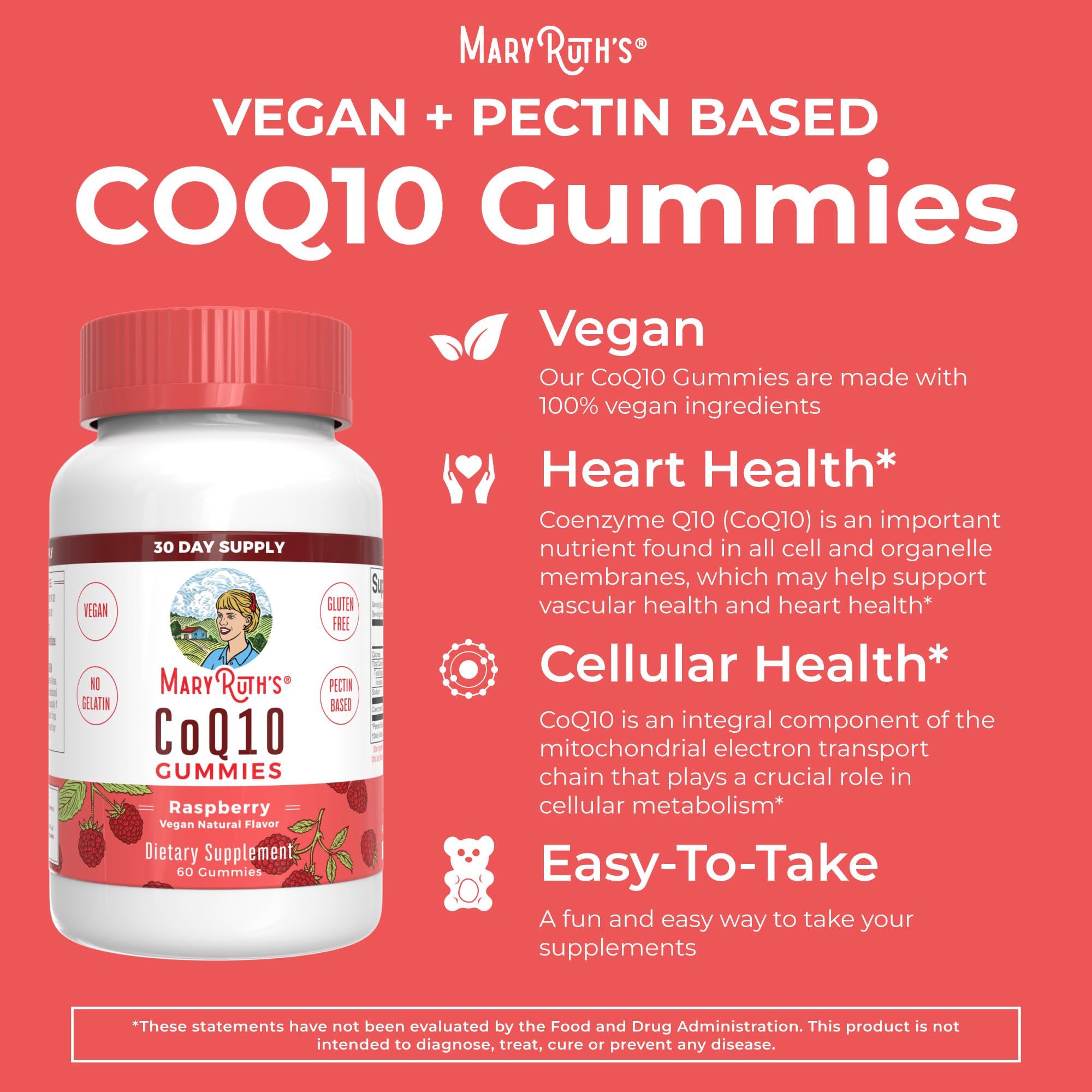 Foto 7 pulgar | Gomitas Maryruth Organics Coq10 De 60 Unidades - Venta Internacional.