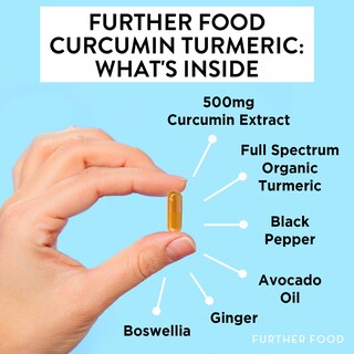 Foto 4 | Complement Further Food Premium Curcumina Cúrcuma 500 Mg - Venta Internacional.