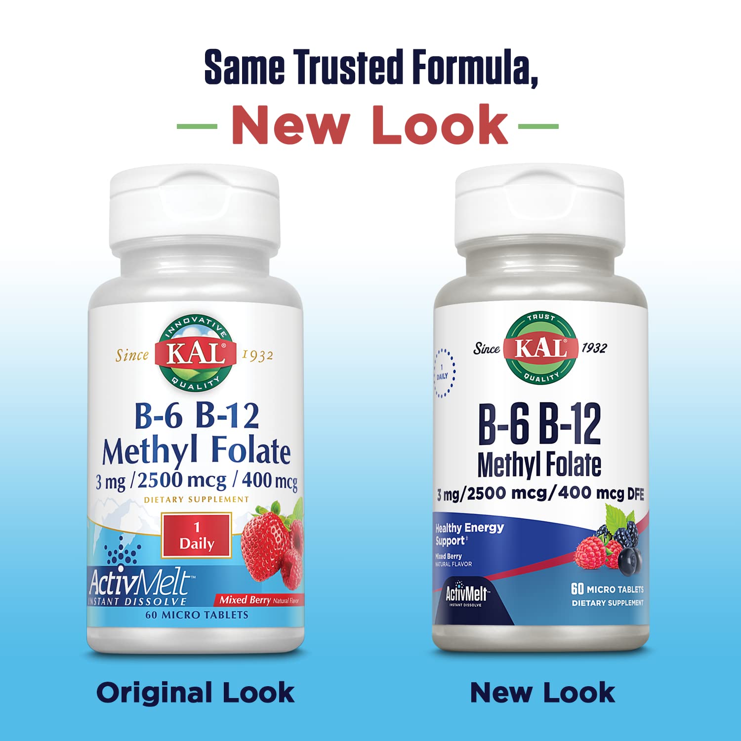 Foto 4 pulgar | Suplemento De Vitamina B Kal Activmelt B-6 B-12 Metilfolato - Venta Internacional.