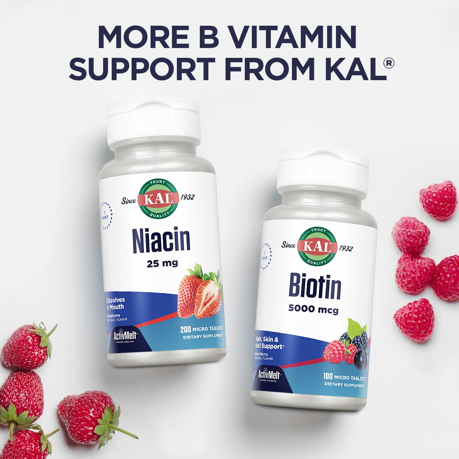 Foto 8 pulgar | Suplemento De Vitamina B Kal Activmelt B-6 B-12 Metilfolato - Venta Internacional.