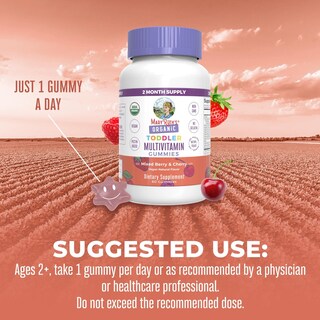 Foto 4 | Gomitas De Vitaminas Maryruth Organics Para Niños Pequeños De 2 Años O Más, 60 Unidades - Venta Internacional.