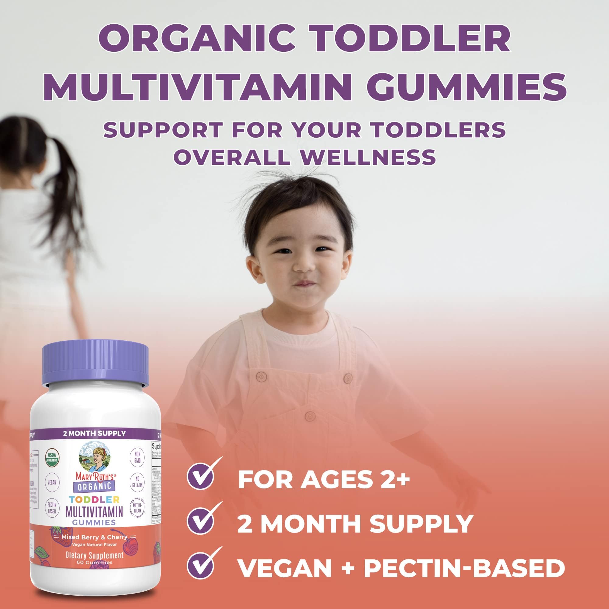 Foto 6 pulgar | Gomitas De Vitaminas Maryruth Organics Para Niños Pequeños De 2 Años O Más, 60 Unidades - Venta Internacional.