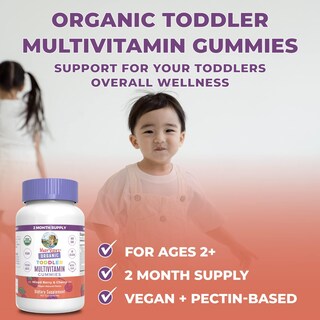 Foto 5 | Gomitas De Vitaminas Maryruth Organics Para Niños Pequeños De 2 Años O Más, 60 Unidades - Venta Internacional.