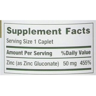 Foto 5 | Suplemento Nature's Bounty Zinc En Cápsulas De 50 Mg, 100 Unidades, 2 Unidades - Venta Internacional.