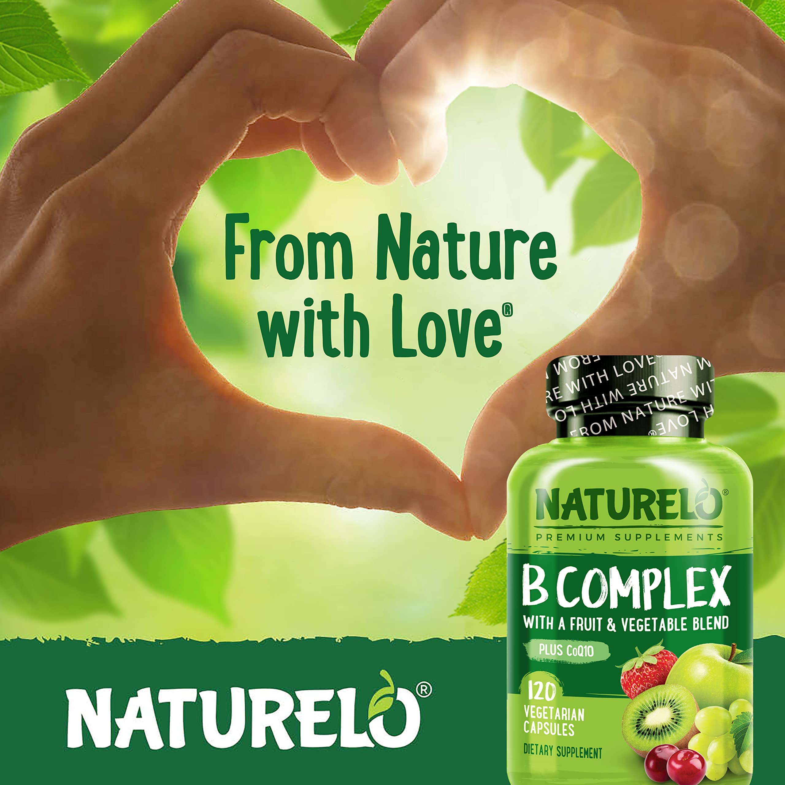 Foto 8 pulgar | Suplemento De Complejo De Vitamina B Naturelo 120 Cápsulas - Venta Internacional.
