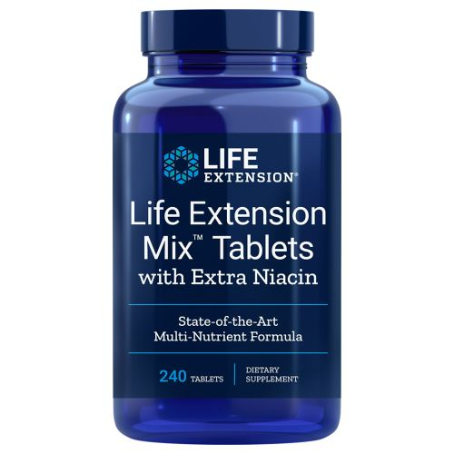 Foto 2 pulgar | Suplemento Life Extension Mix En Tabletas Con Niacina Extra 240 Ta - Venta Internacional.