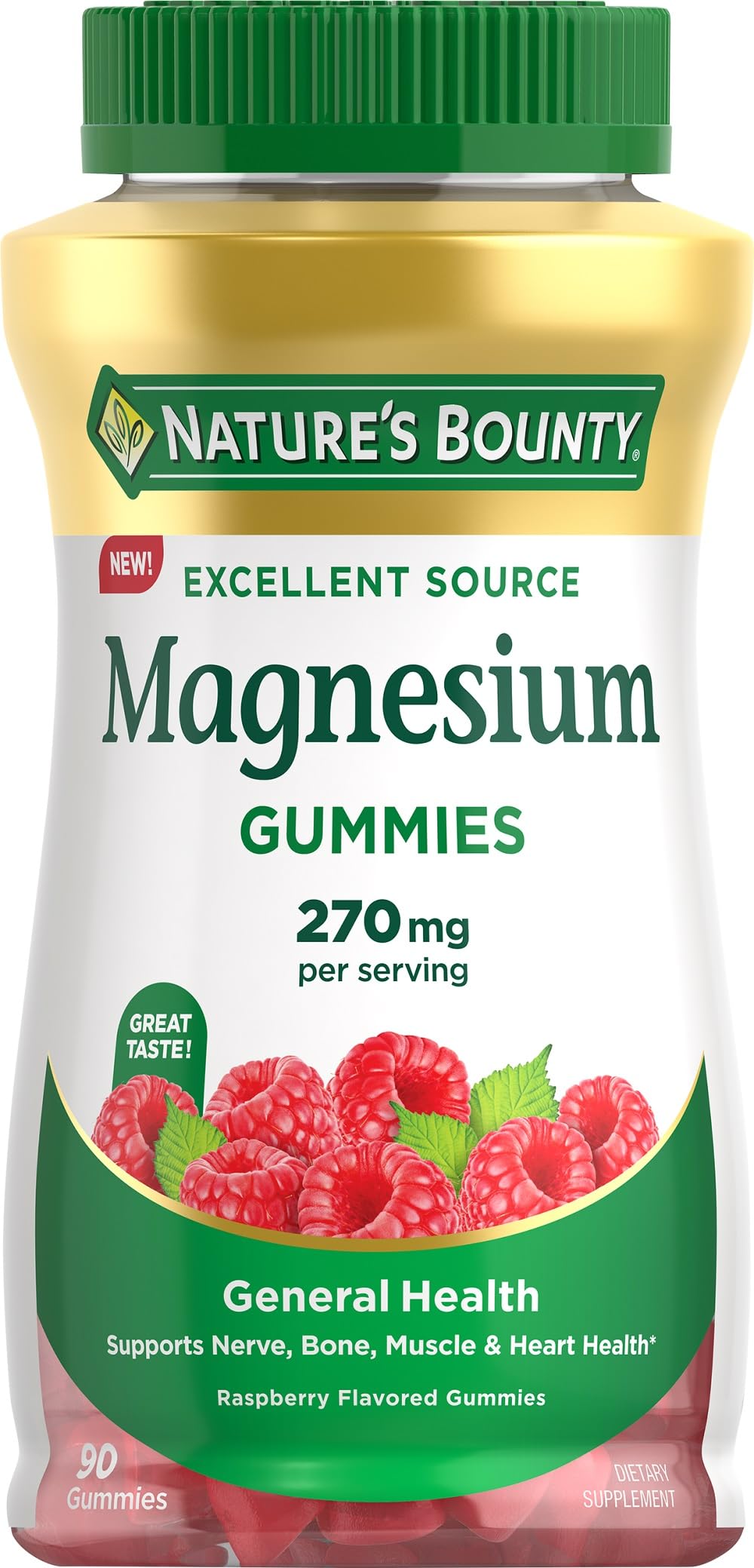 Foto 2 pulgar | Gomitas De Citrato De Magnesio Supplement Nature's Bounty, 90 Unidades - Venta Internacional.