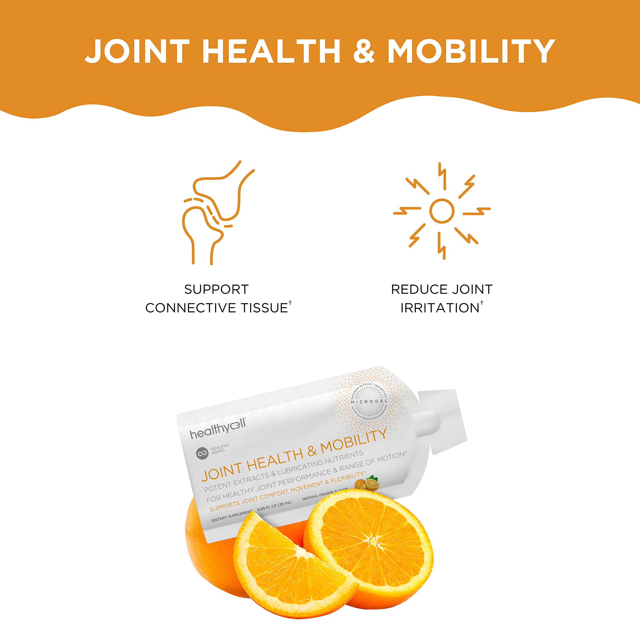Foto 5 pulgar | Suplemento Healthycell Joint Health & Mobility, 30 Paquetes De Gel - Venta Internacional.