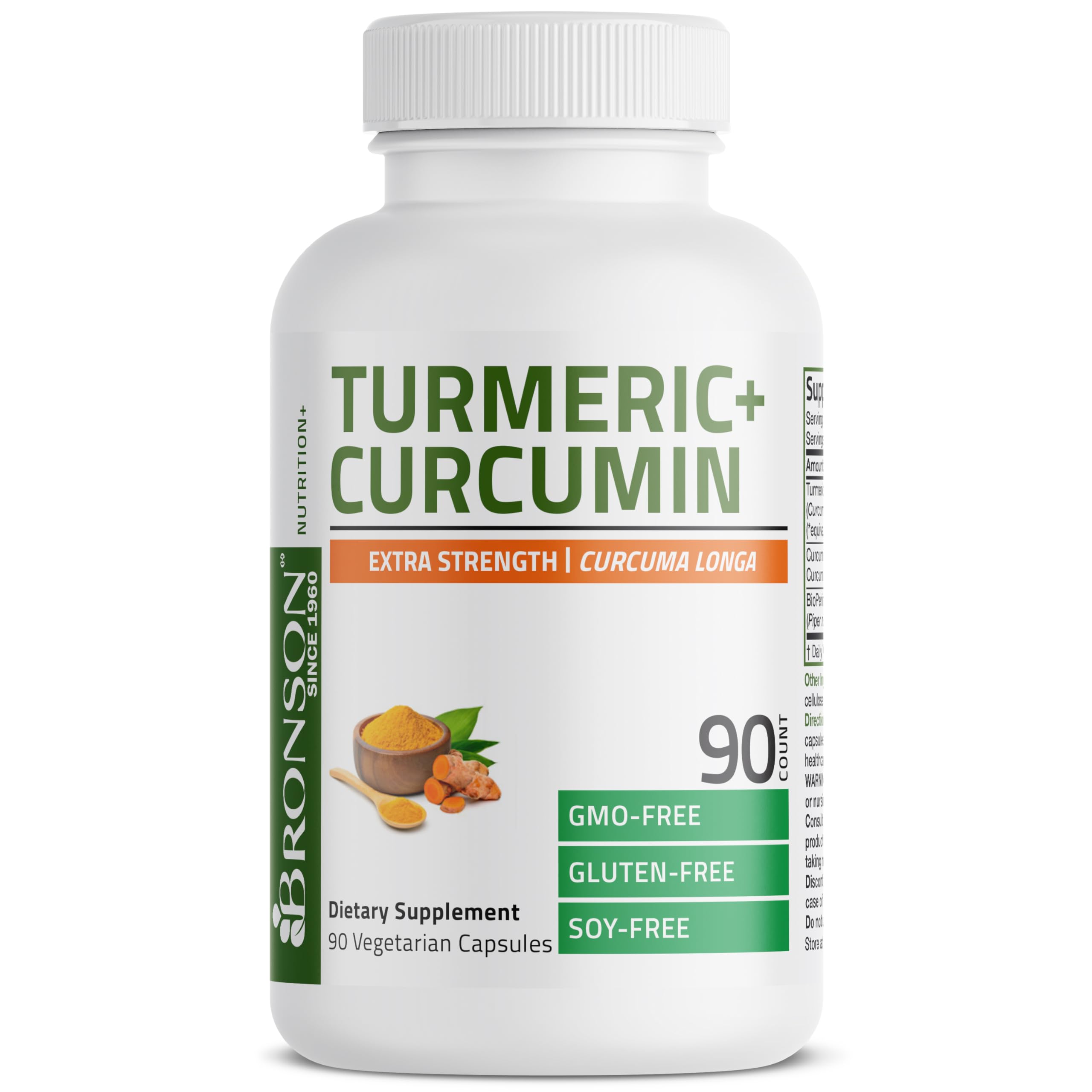 Foto 4 pulgar | Suplemento De Curcumina De Cúrcuma Bronson 1500 Mg 90 Cápsulas - Venta Internacional.