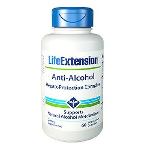 Foto 2 pulgar | Suplemento Antialcohólico Hepatoprotection Life Extension 60 C - Venta Internacional.