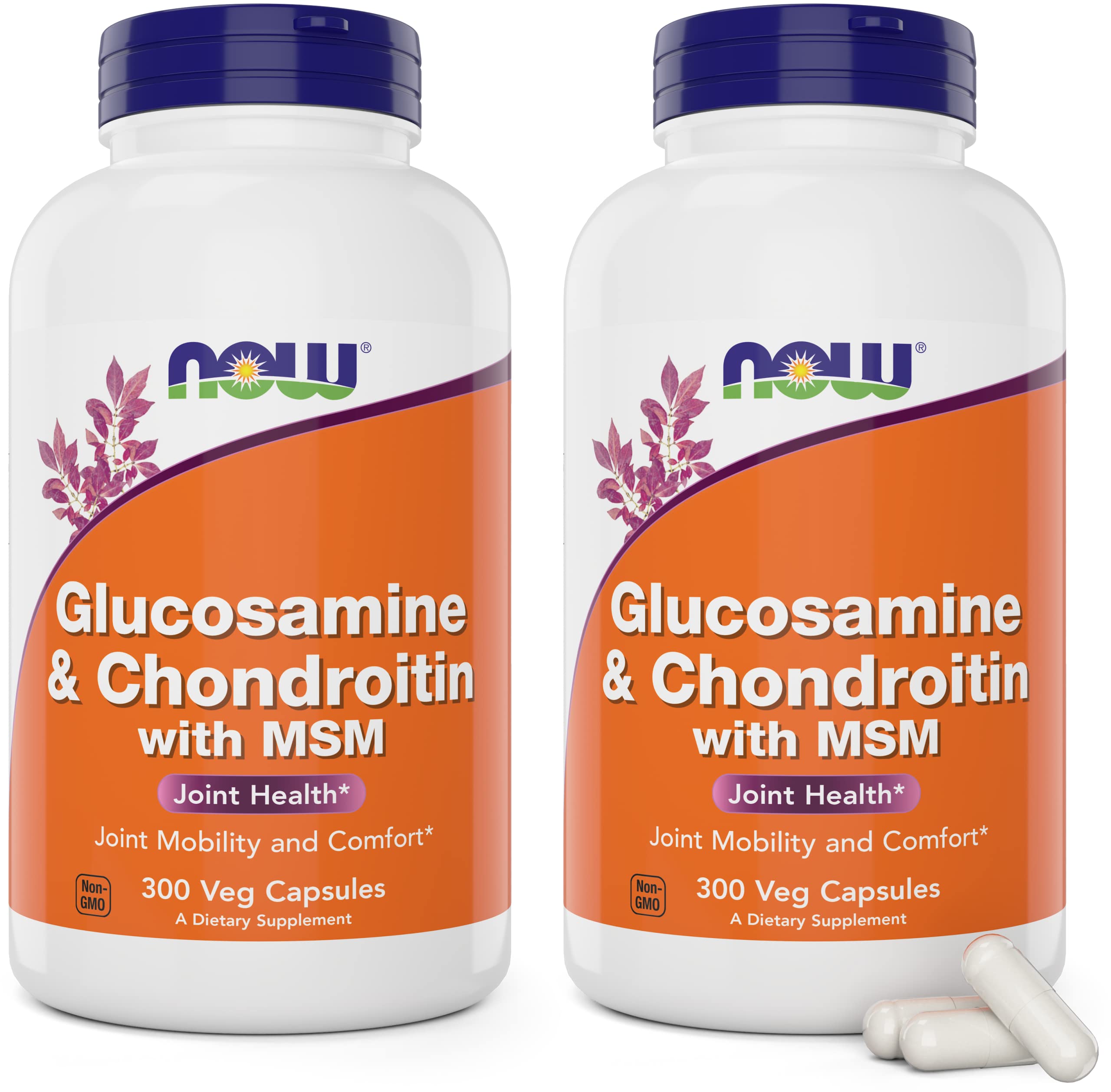 Foto 2 pulgar | Complementa La Glucosamina Y La Condroitina De Now Foods Con Msm 300 Cápsulas - Venta Internacional.