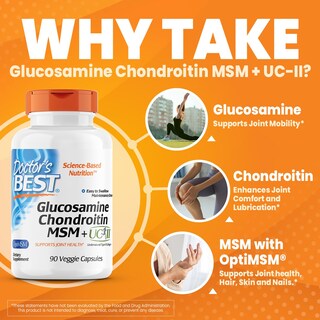 Foto 3 | Suplemento Doctor's Best Con Glucosamina, Condroitina, Msm, Ucii - Venta Internacional.