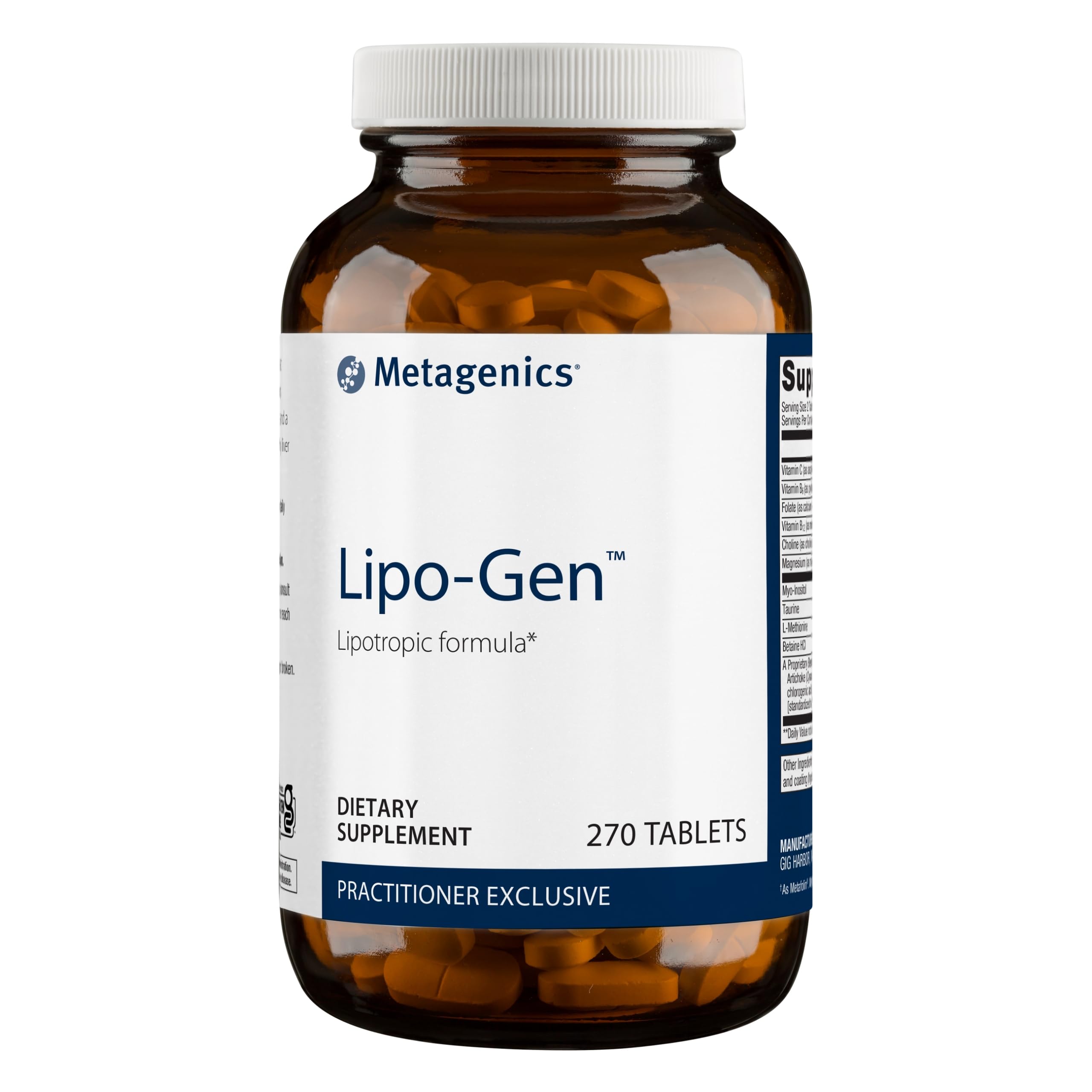 Foto 2 pulgar | Suplemento Metagenics Lipo-gen Liver Support 270 Comprimidos - Venta Internacional.