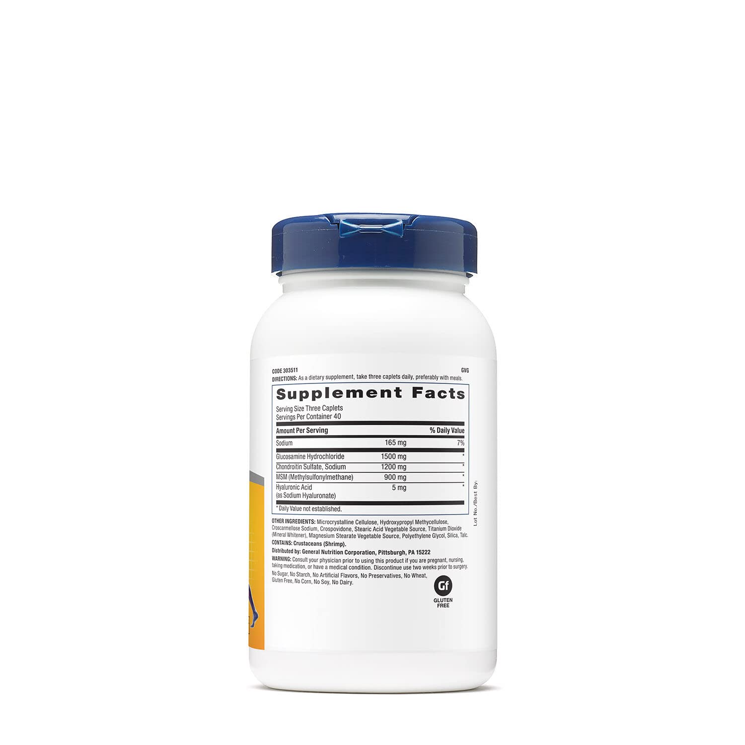 Foto 2 | Suplemento Gnc Triflex Para La Salud De Las Articulaciones, Los Huesos Y Los Cartílagos 120 Cápsulas - Venta Intern